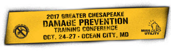 2017 Greater Chesapeake Damage Prevention Training Conference